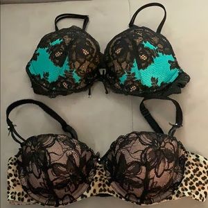 Victoria’s Secret Sexy Bras (2) Size 34B